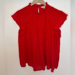 Nanette Lepore Vibrant Red Blouse